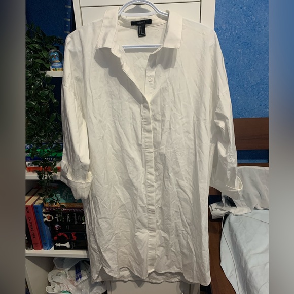 forever 21 button up dress size medium - Picture 1 of 3